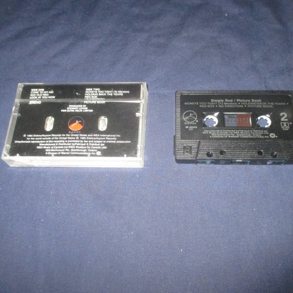 Simply Red - Picture Book on cassette (WEA Music Canada, 1985) - Picture 2 of 2